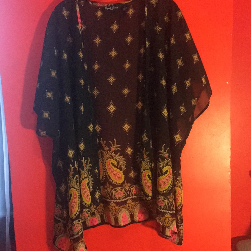 Polyester cardigan